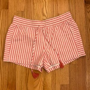 Vineyard Vines Red&White Linen blend shorts